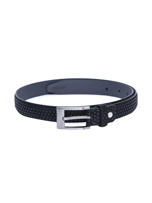 black leatherette belt - 16911993 - Standard Image - 1