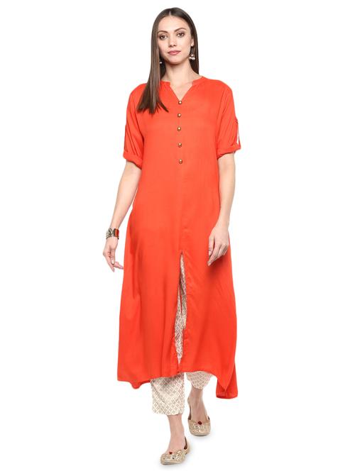 solid kurta pant set - 16919891 - Standard Image - 1