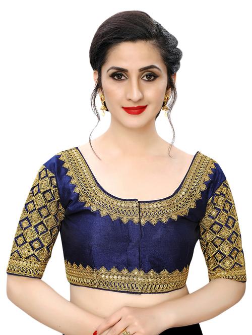 back detail embroidered blouse - 16933974 - Standard Image - 1
