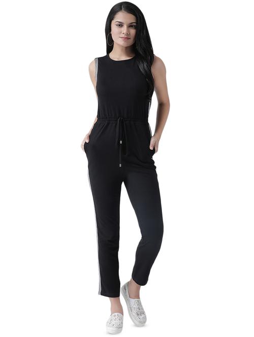 drawstring waist full leg jumpsuit - 16960443 - Very Small Image - 1