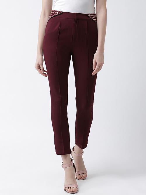 high rise pleated trouser - 16964212 - Standard Image - 1