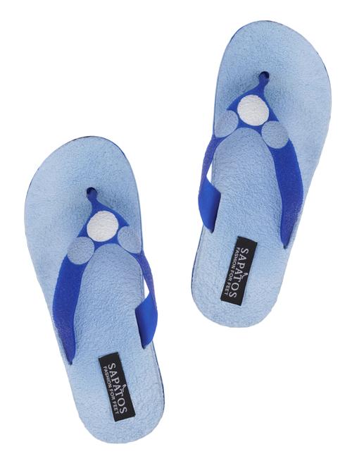 blue rubber slippers flip flops - 16973737 - Standard Image - 1