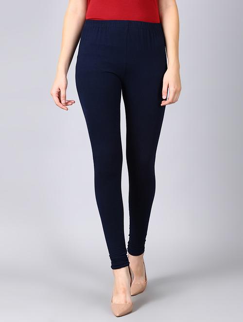 navy blue cotton leggings - 16974099 - Standard Image - 1
