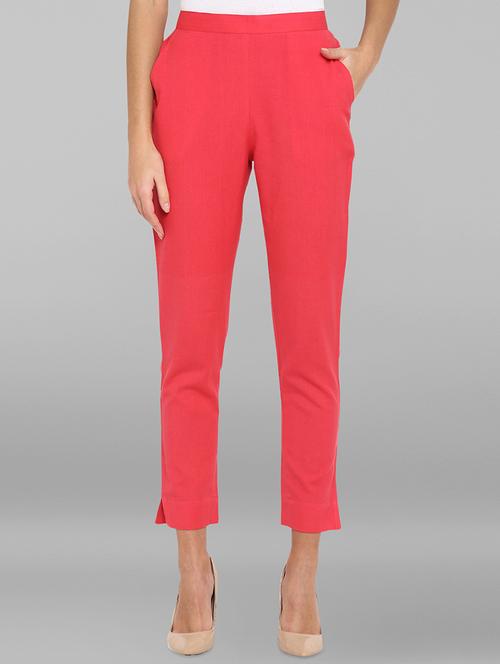 mid rise flat front trouser - 16993122 - Standard Image - 1