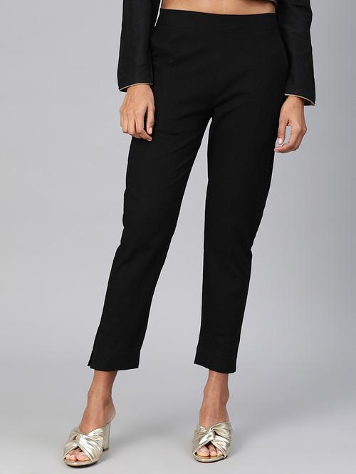 mid rise flat front trouser - 16993607 - Standard Image - 1