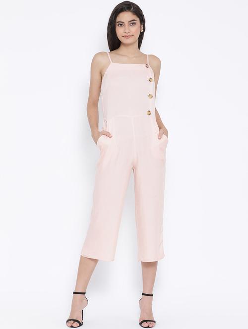 rosewater pink full leg jumpsuit - 17011143 - Standard Image - 1