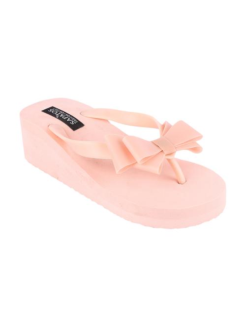 beige toe separator flip flops - 17031472 - Standard Image - 1