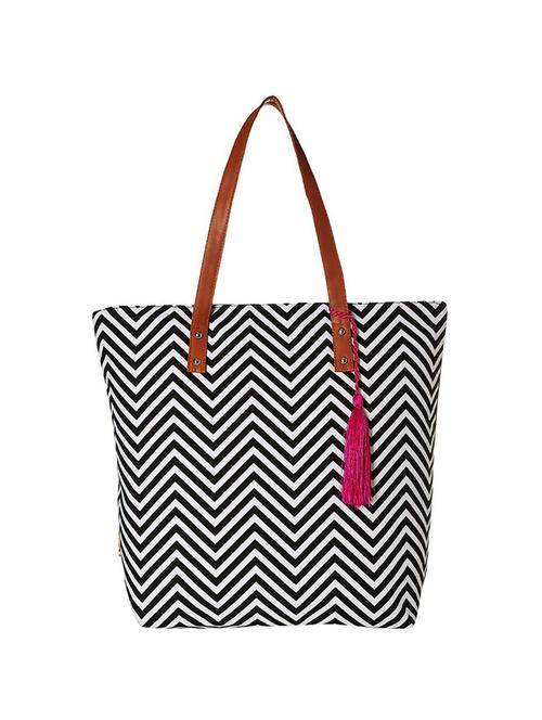black canvas regular tote - 17034813 - Very Small Image - 1