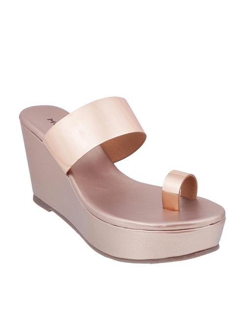 brown platforms wedges - 17074715 - Standard Image - 1