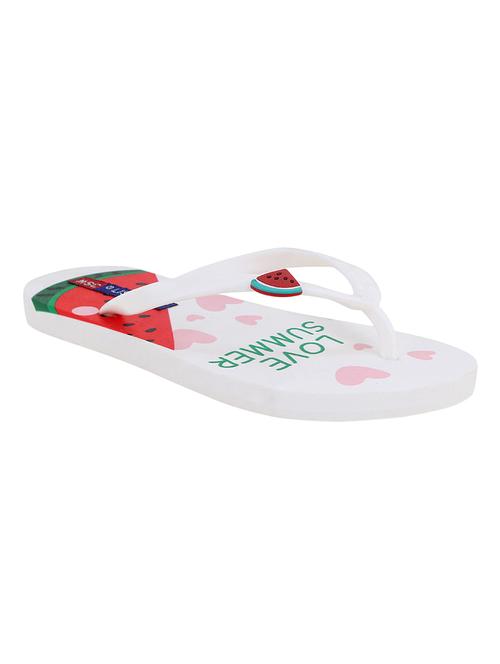 white toe separator flip flops - 17085533 - Standard Image - 1