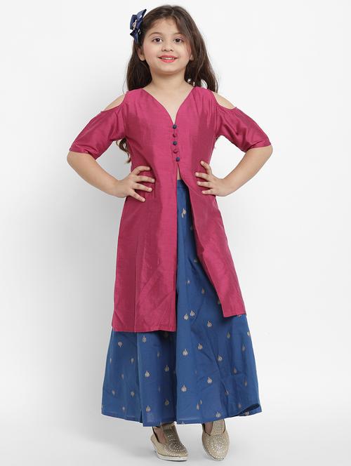 pink silk blend suit set - 17120430 - Standard Image - 1