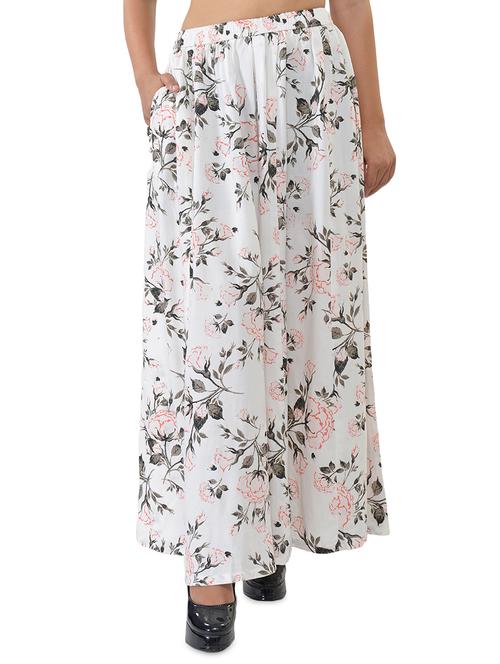 high rise floral palazzo - 17155103 - Very Small Image - 1