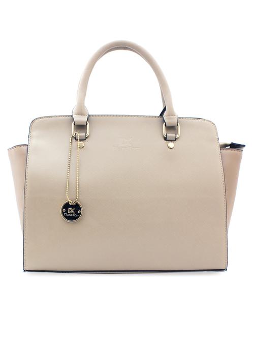 beige leatherette handbag - 948184 - Standard Image - 1