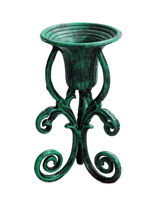 green cast iron antique planter - 9582526 - Standard Image - 1