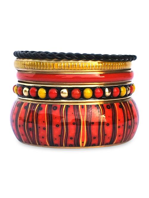multicolor metallic bangles set - 9878840 - Standard Image - 1