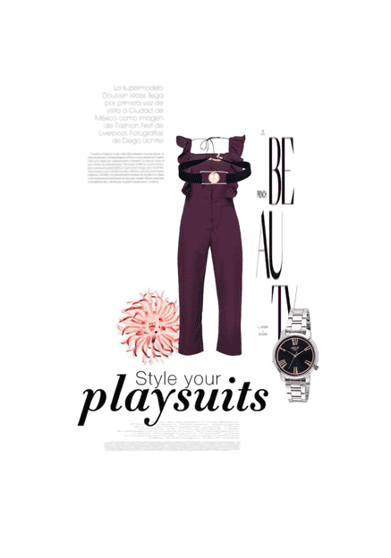 Style your playsuits