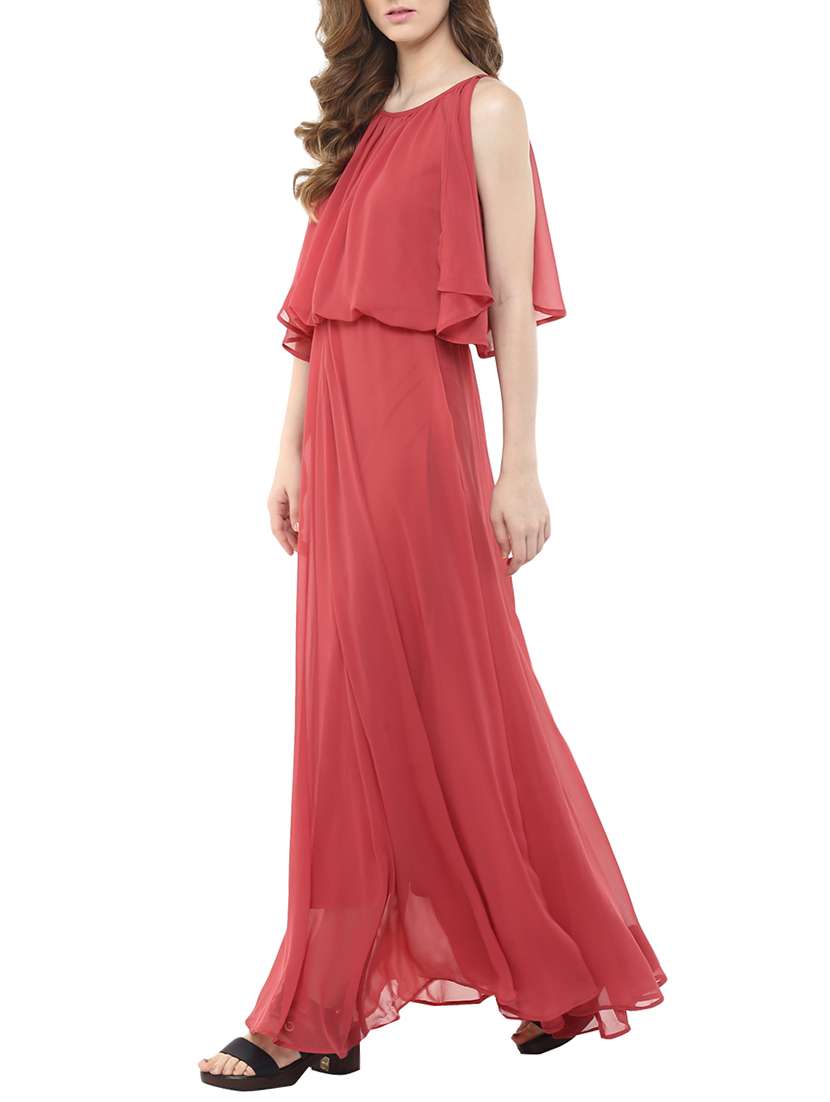 Women's Fit & Flare Solid Dress