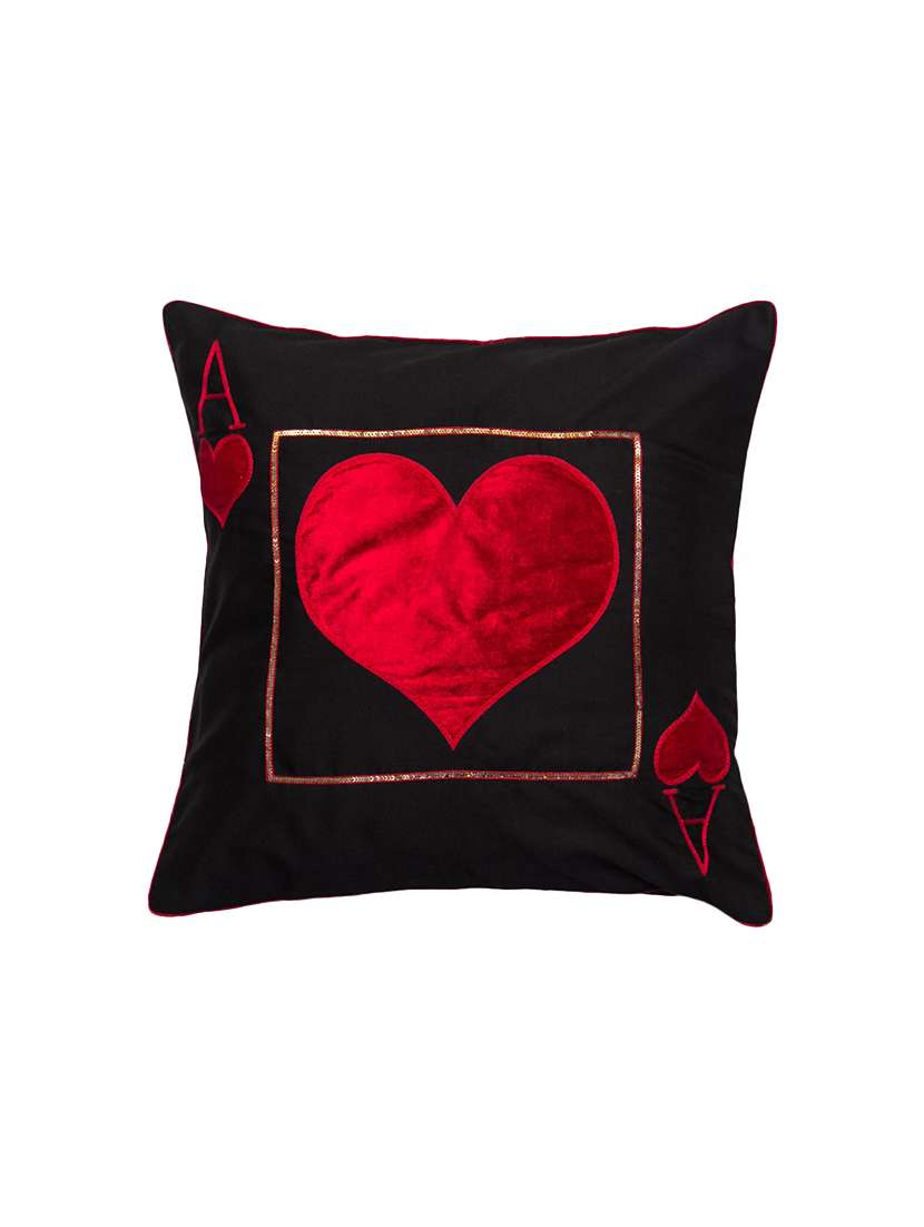 Ace Of Heart Cushion Cover