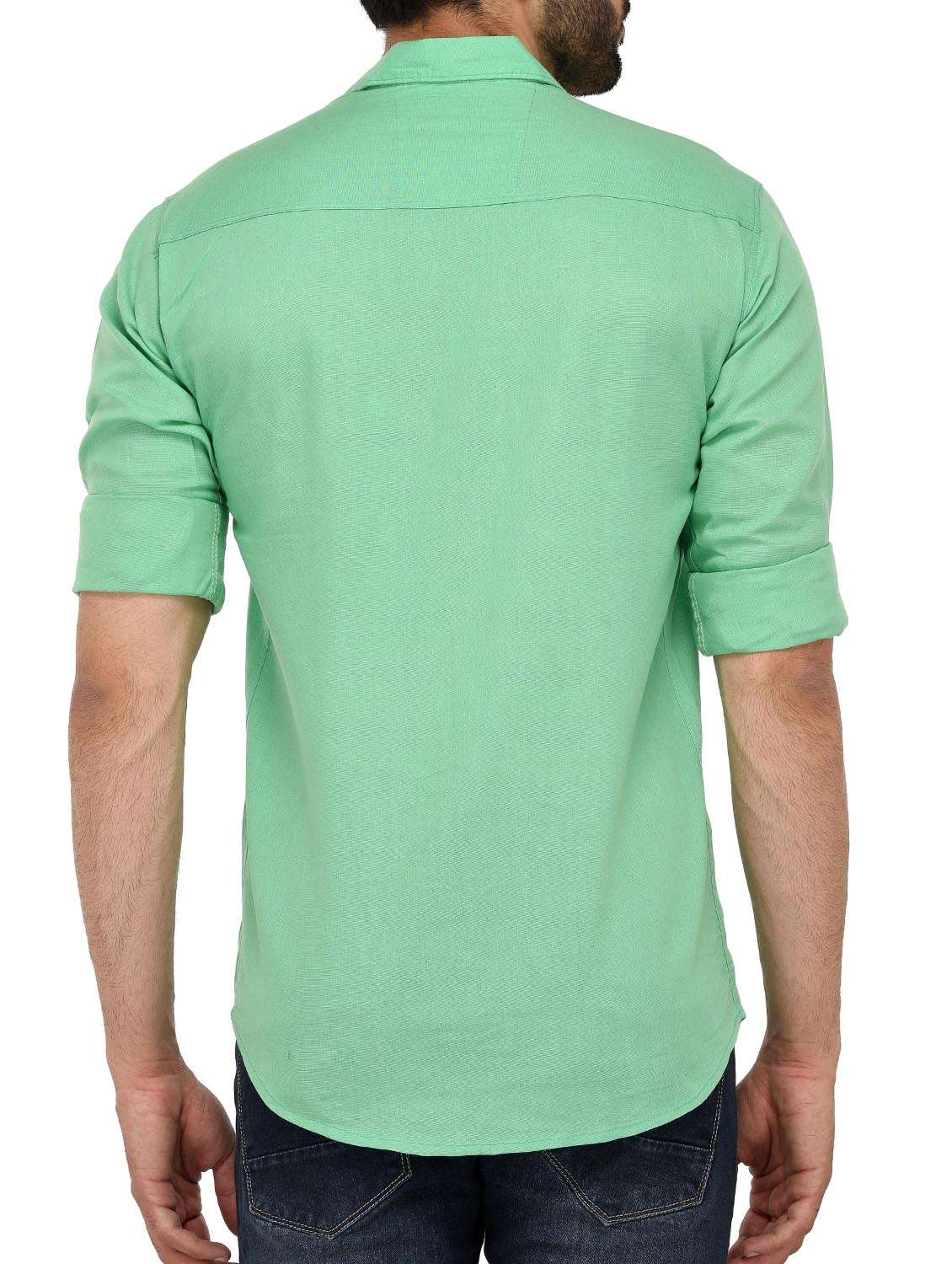 Mens Solid Casual Shirt