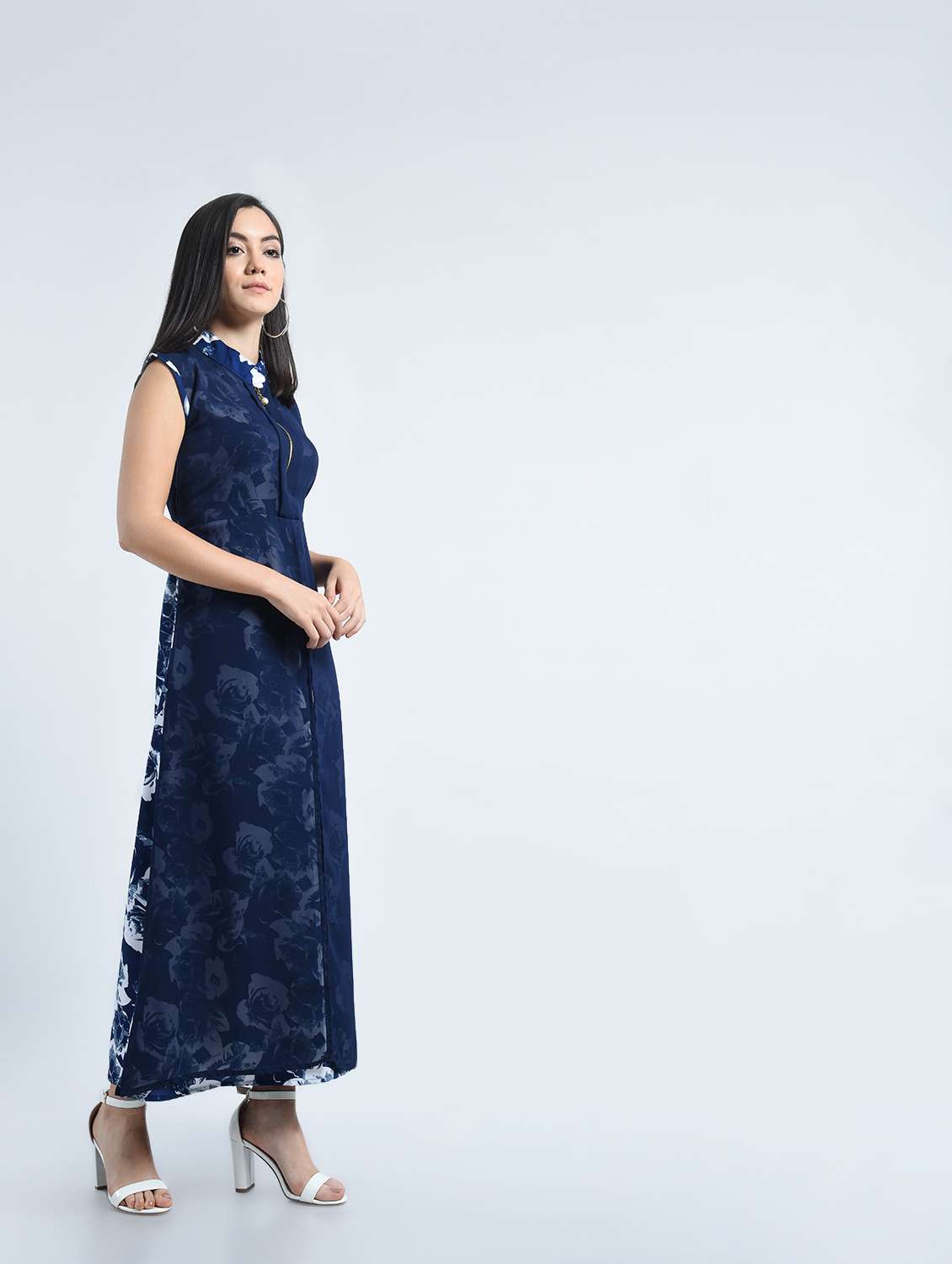 Women's Layered Floral Dress
