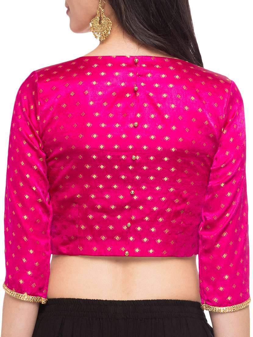 Zari Jacquard Blouse