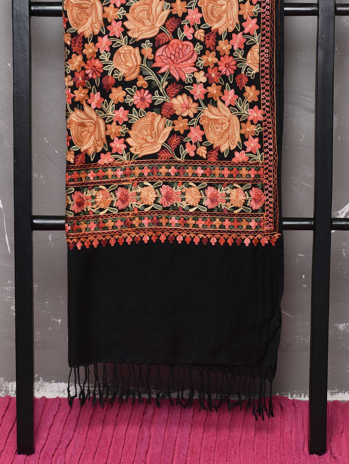 Pashmina Wool Embroidered Shawl