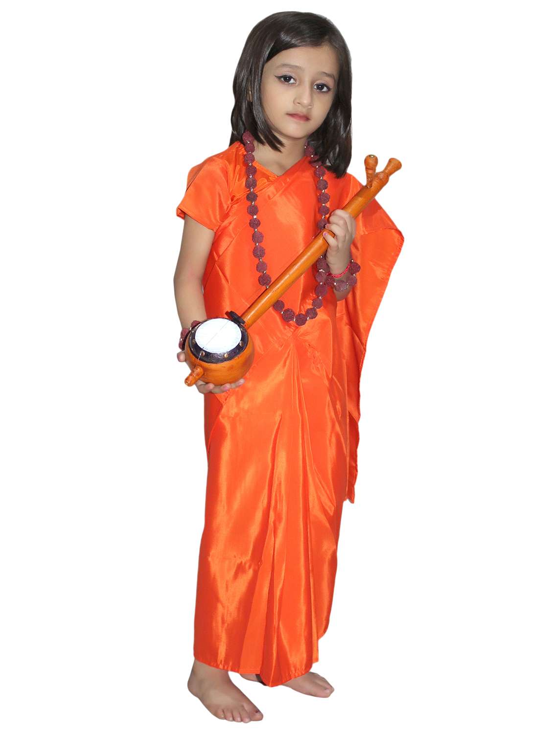 Orange Polyester Costume