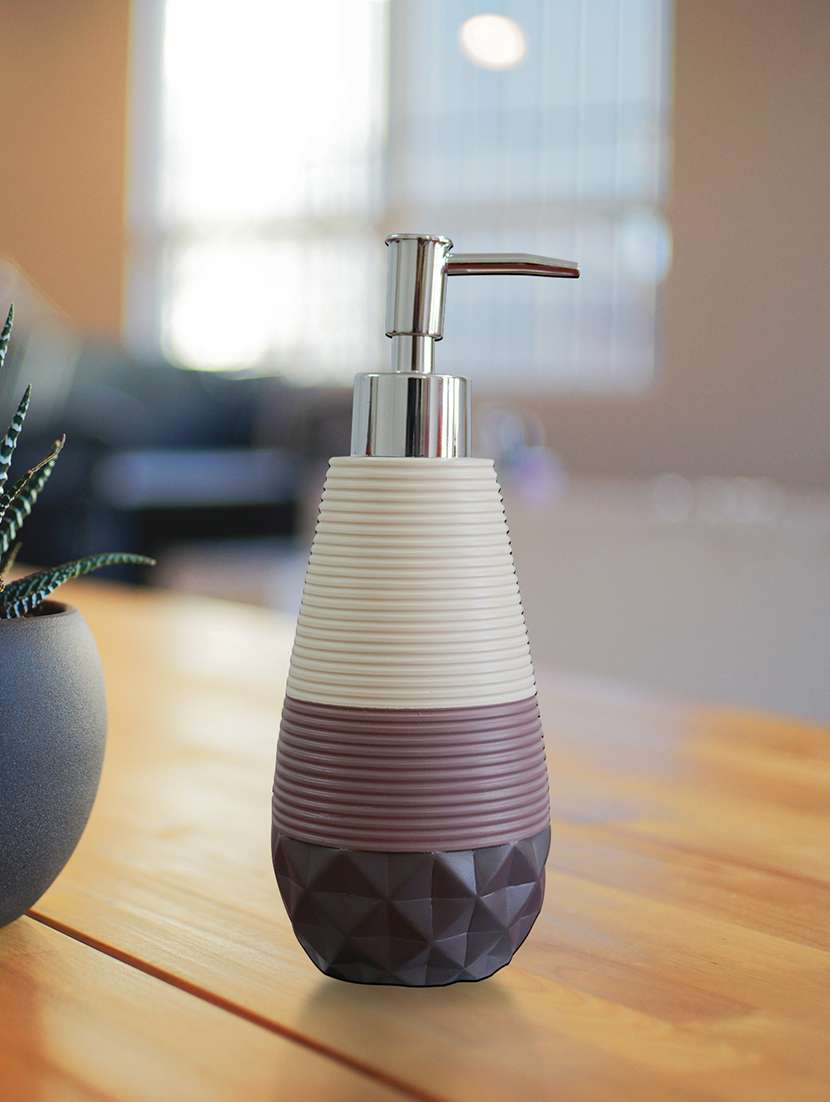Bathroom Set 4 Piece, Bath Set Collection Of Liquid Soap Dispenser, Toothbrush Holder, Tumbler And Soap Dish By Shresmo