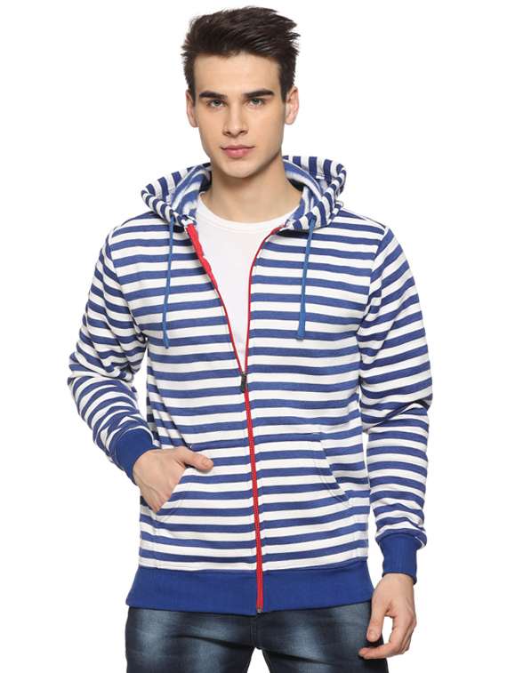 Mens Striped Sweatshirt