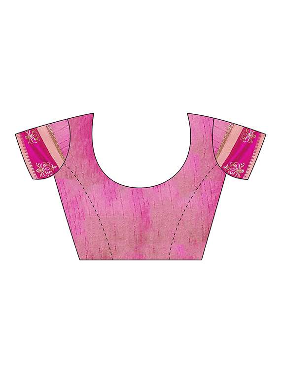 Printed Woven Saree With Blouse