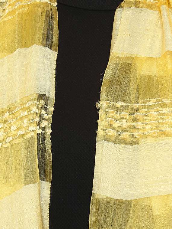 Yellow Viscose Stole