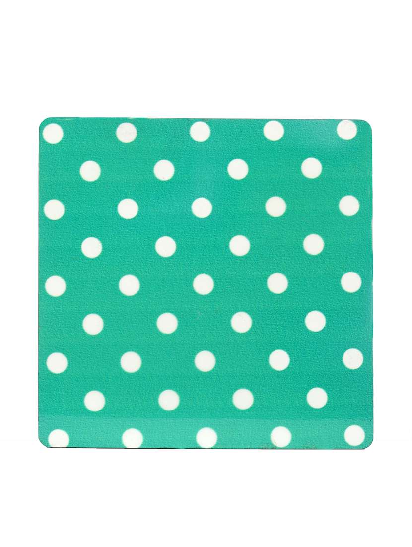 Alina Decor Set Of 6 Printed Coasters With Wooden Stand