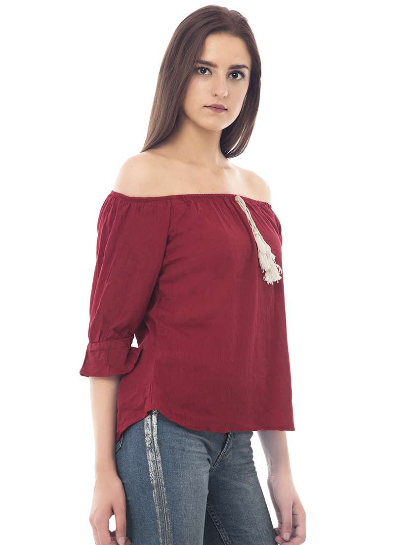 Women's Straight Off Shoulder Top