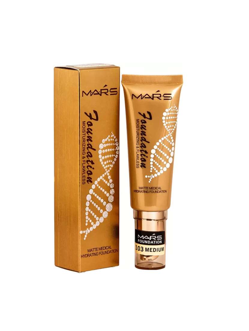 Mars Matte Foundation Moisturizing & Flawless F05 103 With Free Adbeni Kajal