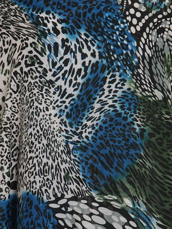 Blue Cotton Stole