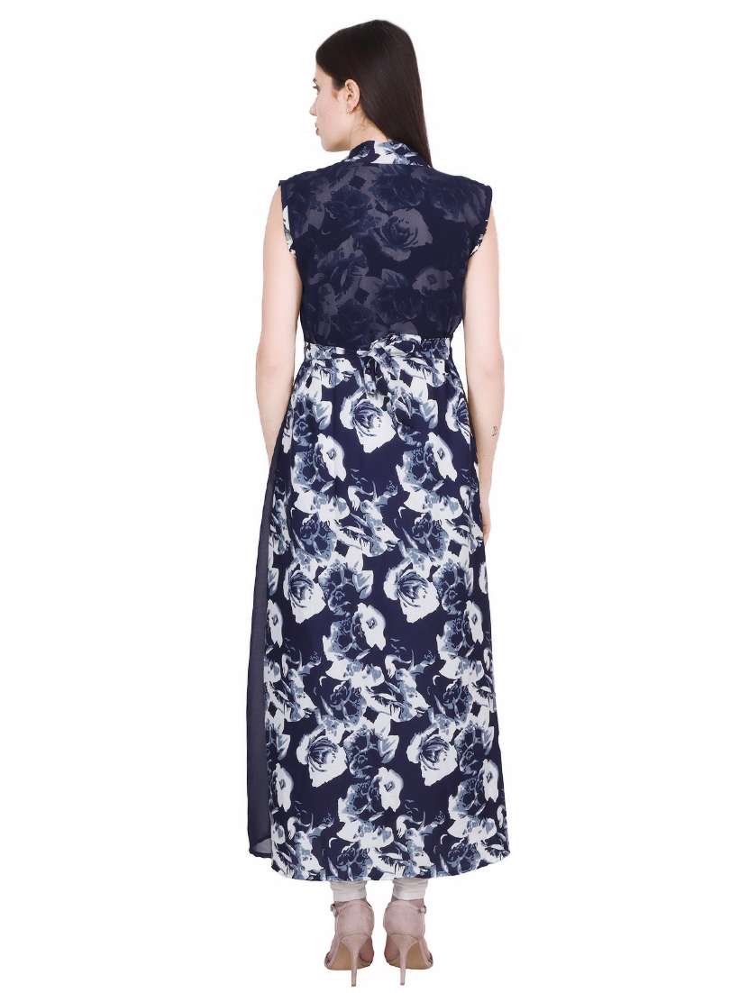 Women's Layered Floral Dress
