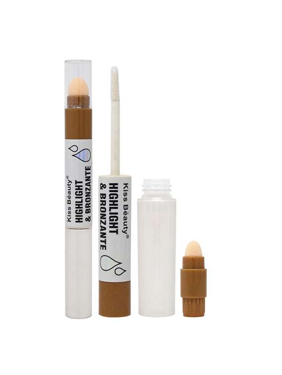 Kiss Beauty Custom Enhancer Drops Highlighter And Bronzante 58725 01, 3.2g