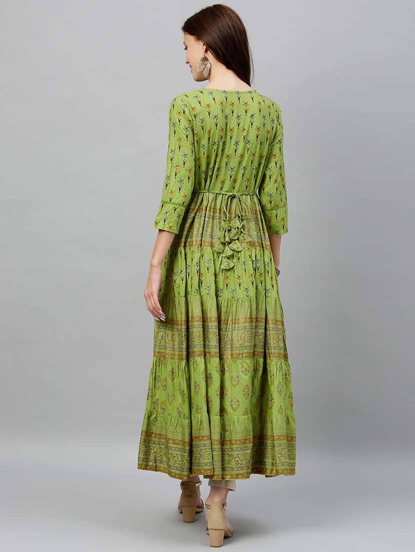Printed Flared Kurta