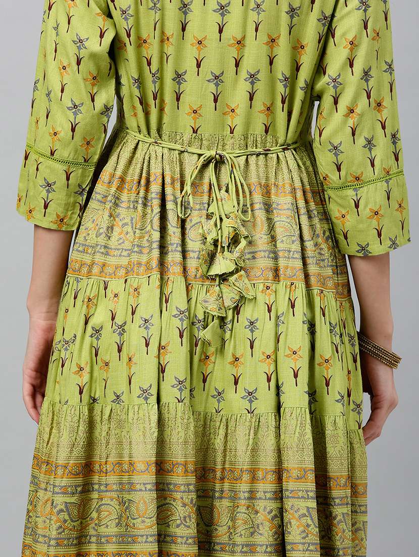 Printed Flared Kurta