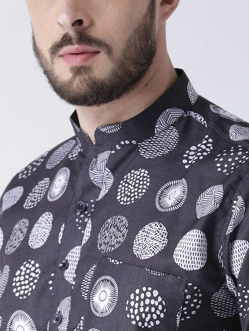 Blue Cotton Short  Kurta