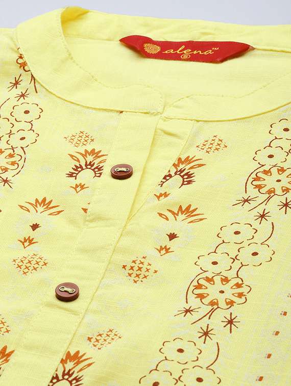 Paisley Straight Kurta