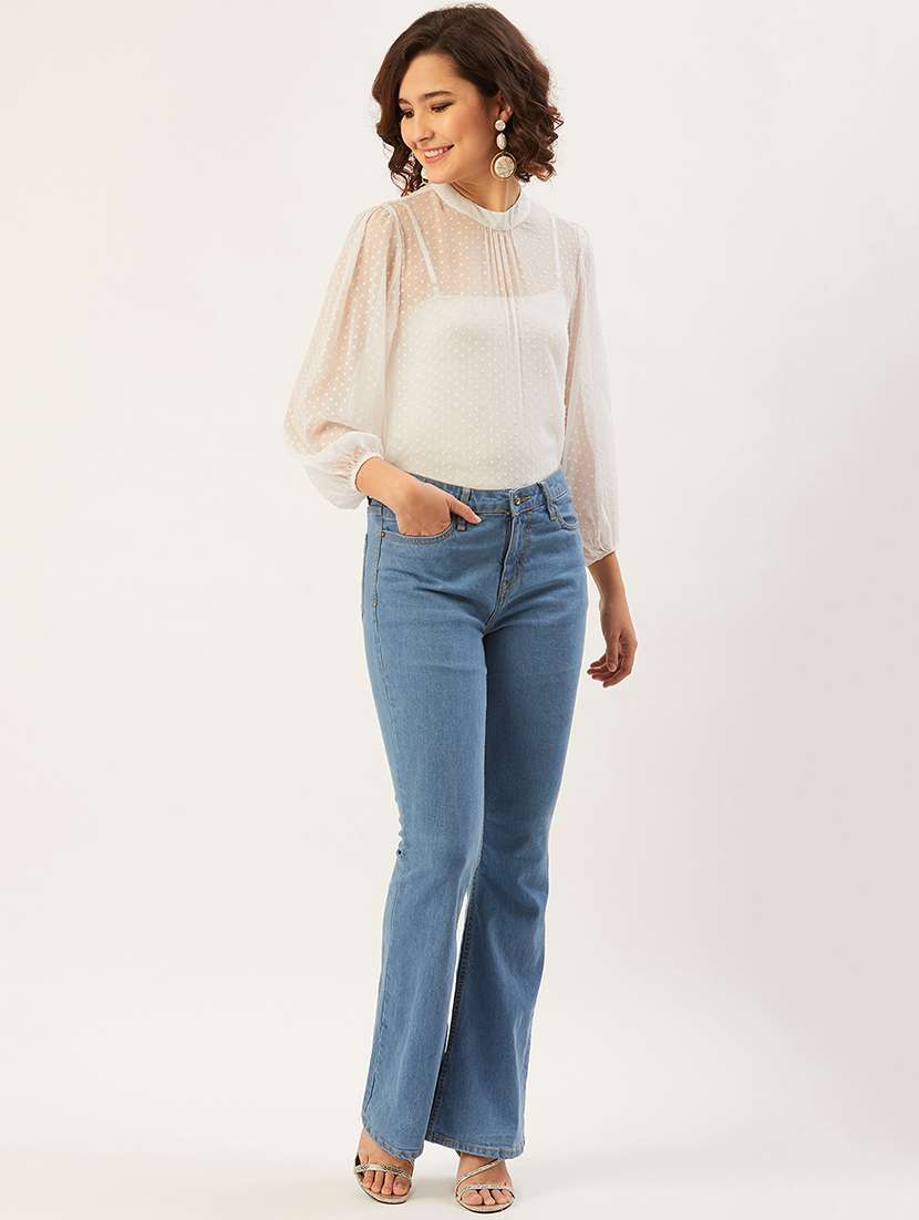 Women's Straight Mock Neck Top