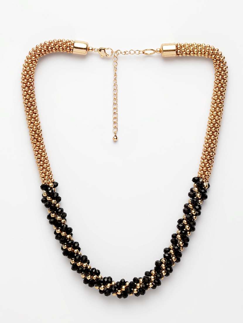 Black Brass Short Necklace
