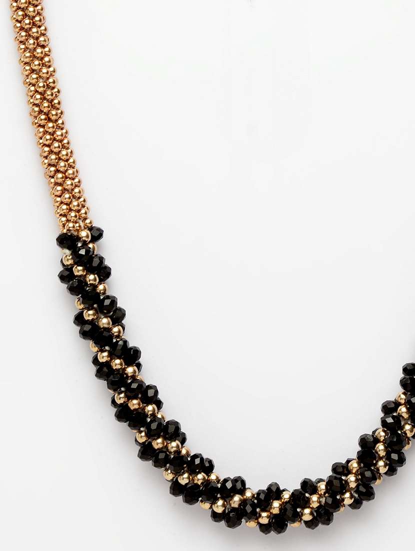 Black Brass Short Necklace