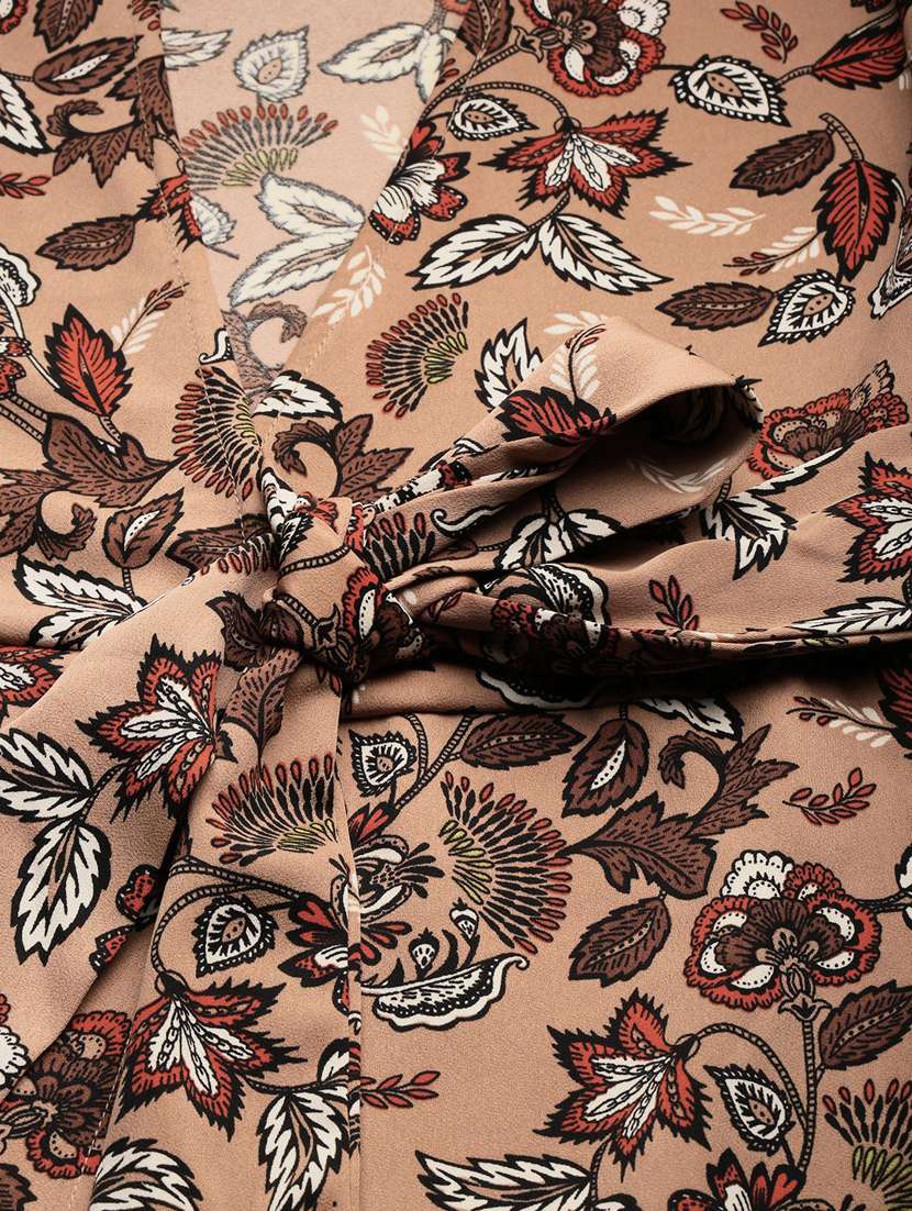 Women's Wrap Floral Dress