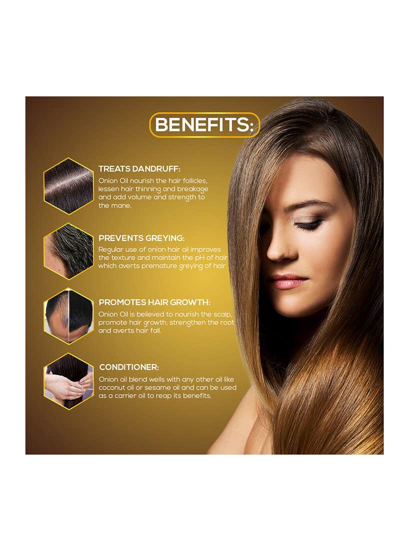 Contains Red Oil Extract  For Anti Hairfall, Anti Dandruff, Split Ends