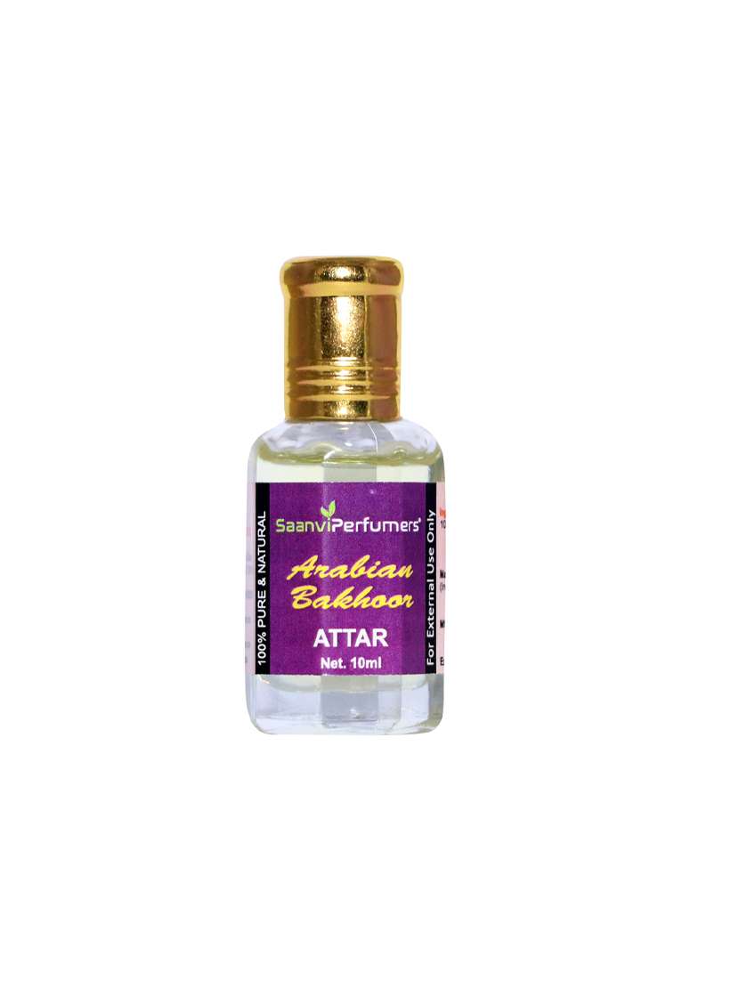 Arabian Bakhoor Attar For Men & Women 100% Alcohol Free, Pure Natural Real Long Lasting Fragrance (10ml)