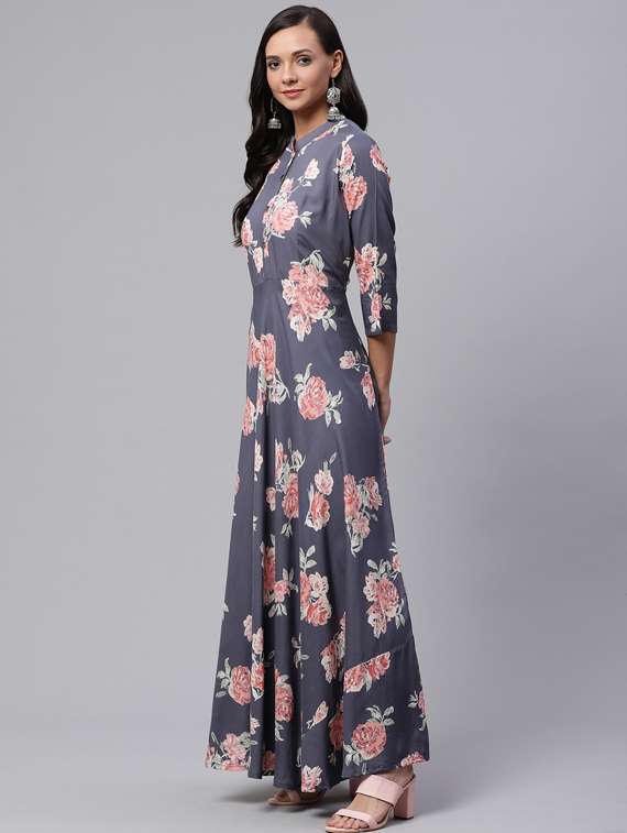 Floral Flared Kurta
