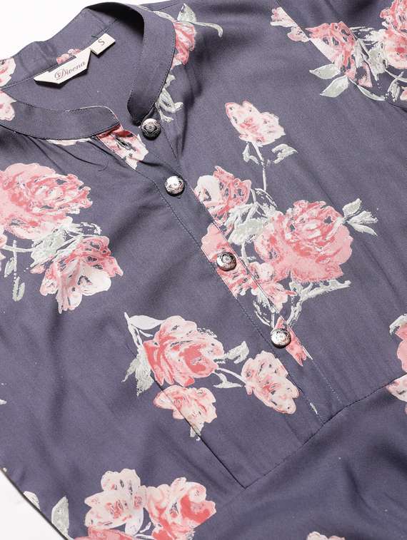 Floral Flared Kurta
