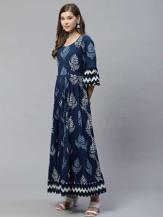 Printed Anarkali Ethnic Dress